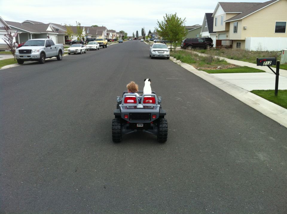 Carter and his dog Jack